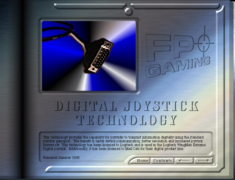 The Digital Joystick Technology portfolio page