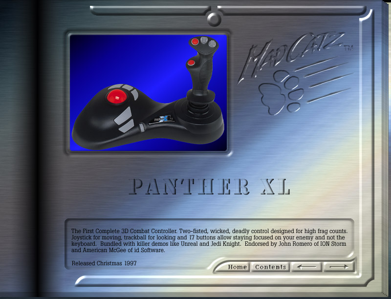 The Panther XL portfolio page