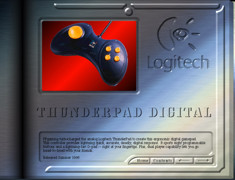 The Thunderpad Digital portfolio page